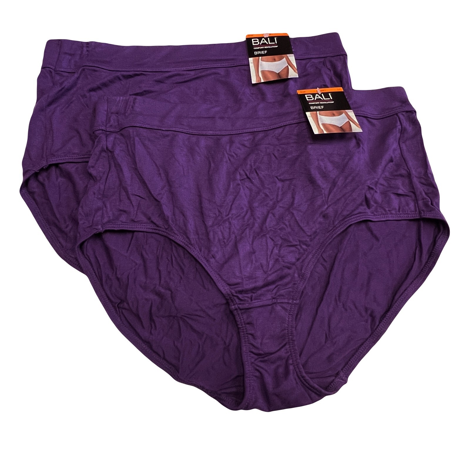 2 Comfort Revolution Brief Panty L Size 7 LARGE NWT DFSBF1 Ultra Soft 2 Pack