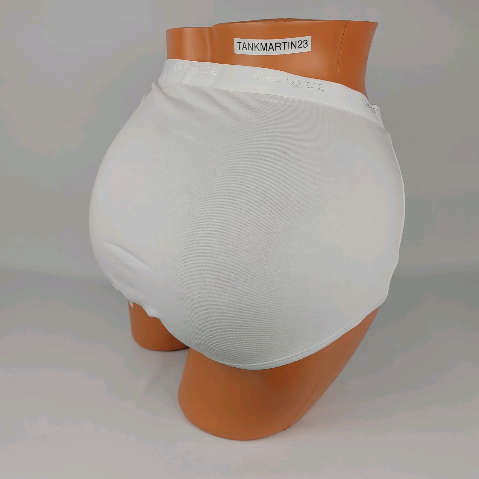 LANE BRYANT CACIQUE PLUS 14/16 COTTON FULL BRIEF PANTY SOLID WHITE, NWT