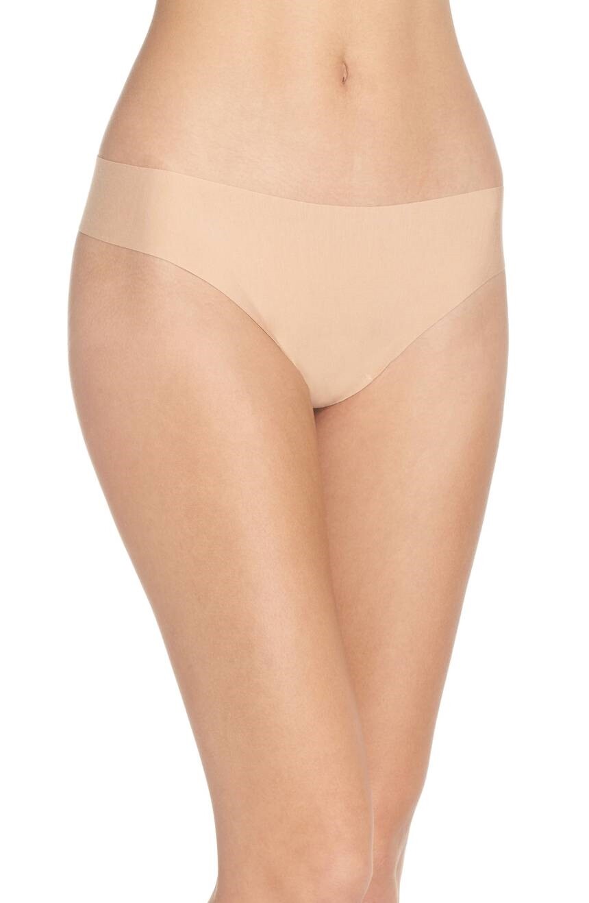 COMMANDO Woman’s Nude ‘Butter’ Stretch Modal Thong Size Medium