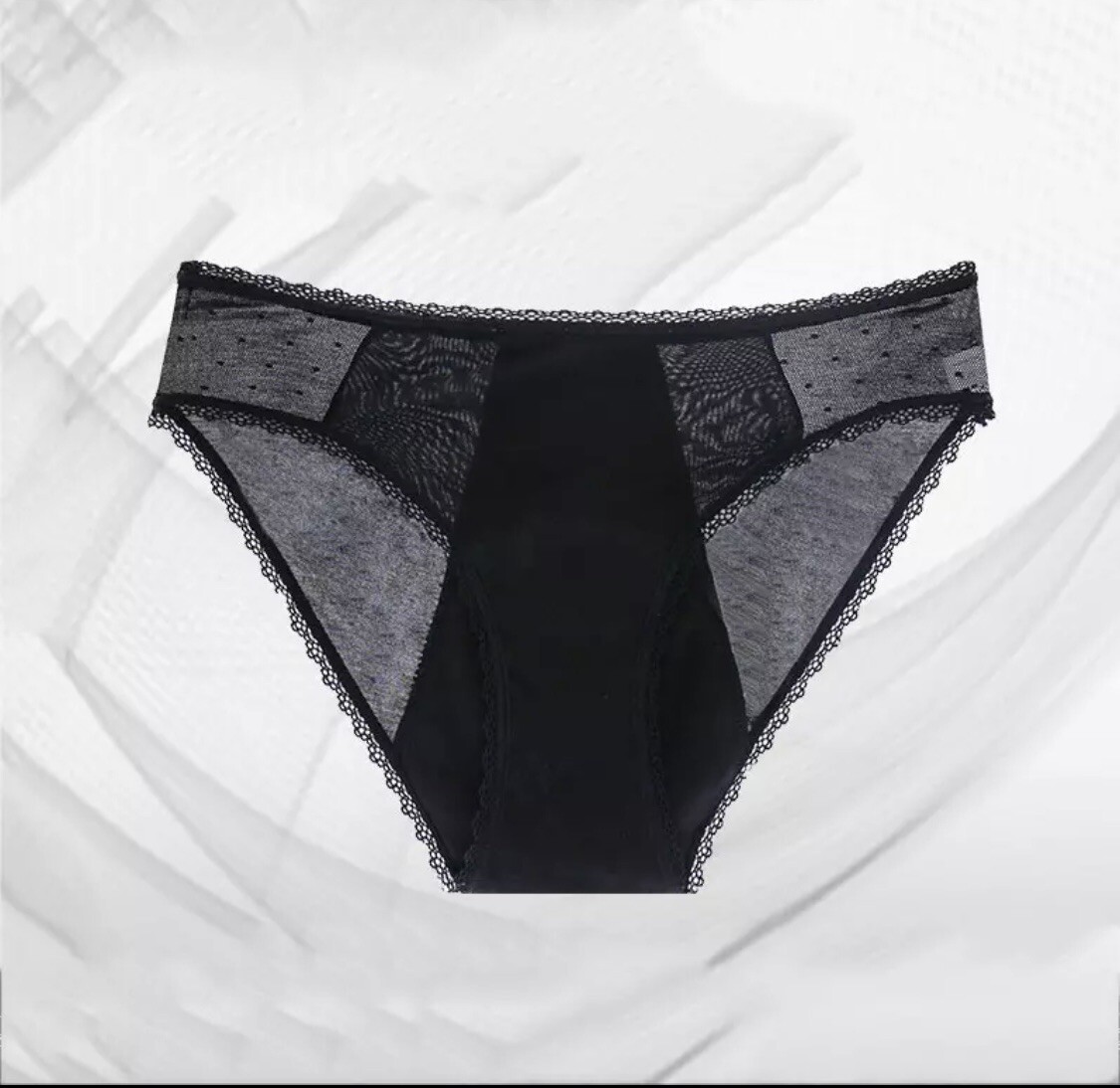 Menstrual Leakproof Panties Bamboo Fibre S,M,L,XL Black *See Photos* – WamBamBoo