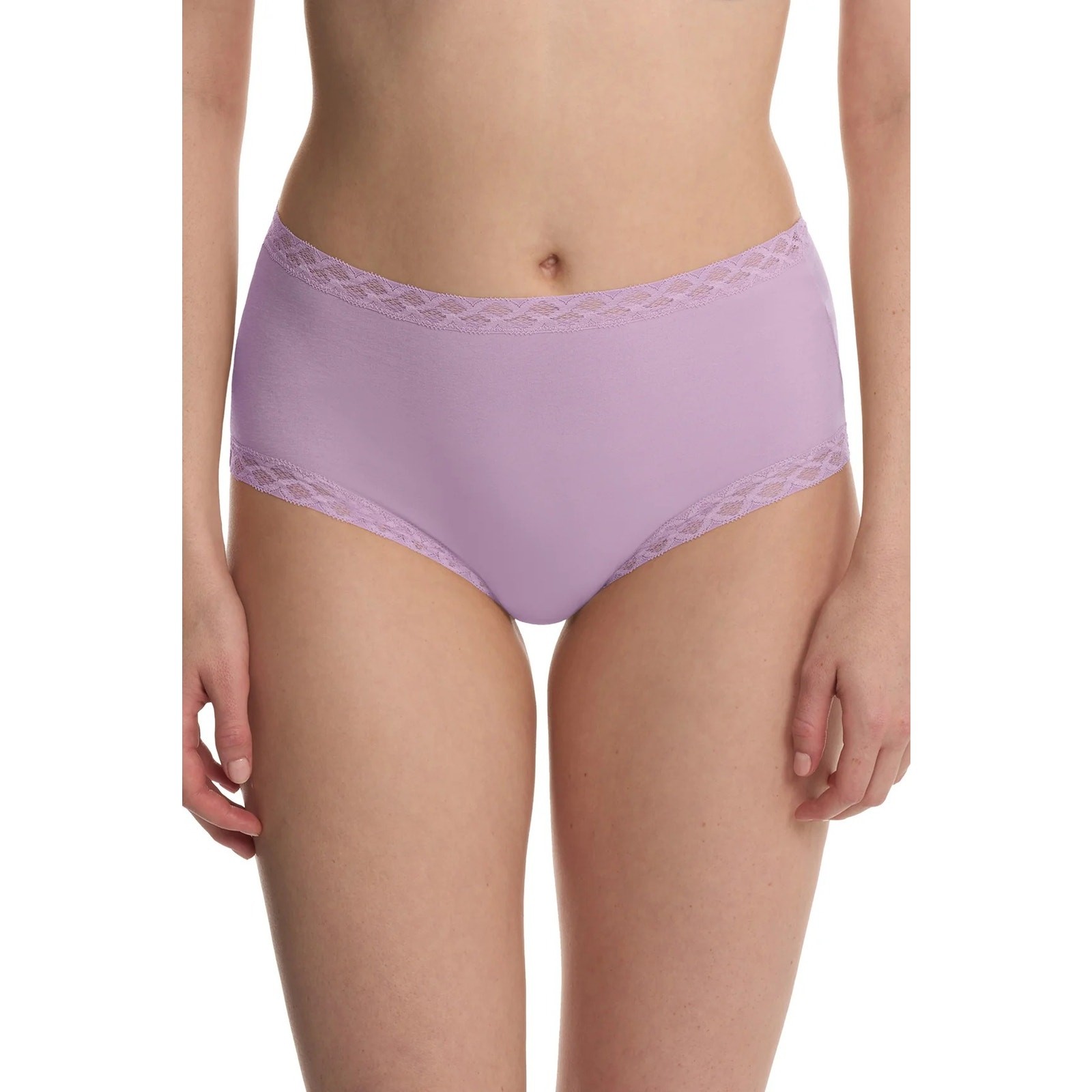 Natori Women’s Medium Pink Lilac Cafe 3 Pack Bliss Full Brief Panties A12-8