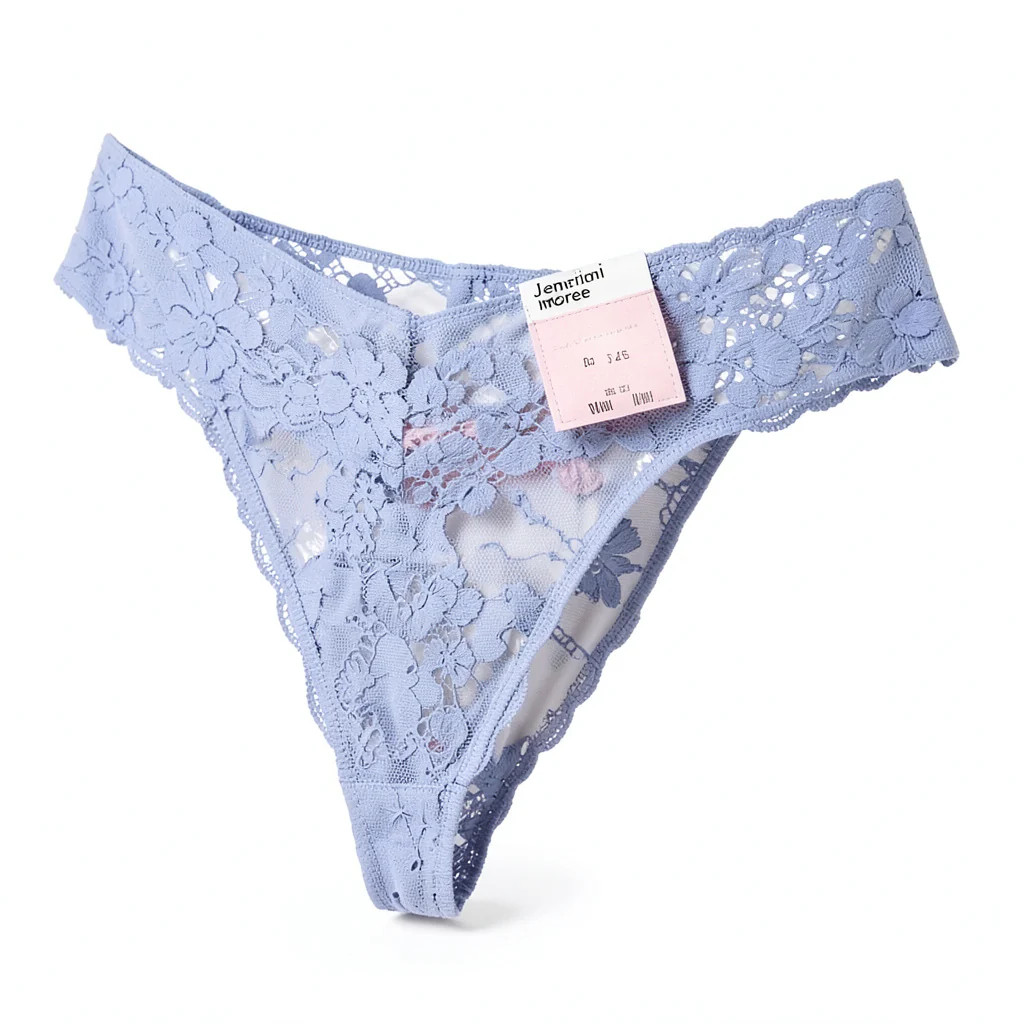 Jenni by Jennifer Moore Womens Lace Thong Panty One Size