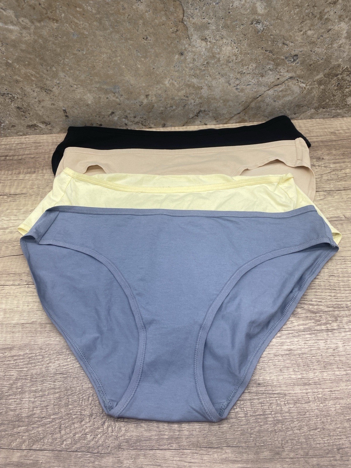 Pact Organic Cotton Bikini Panties 4 Pack Women’s Size XL