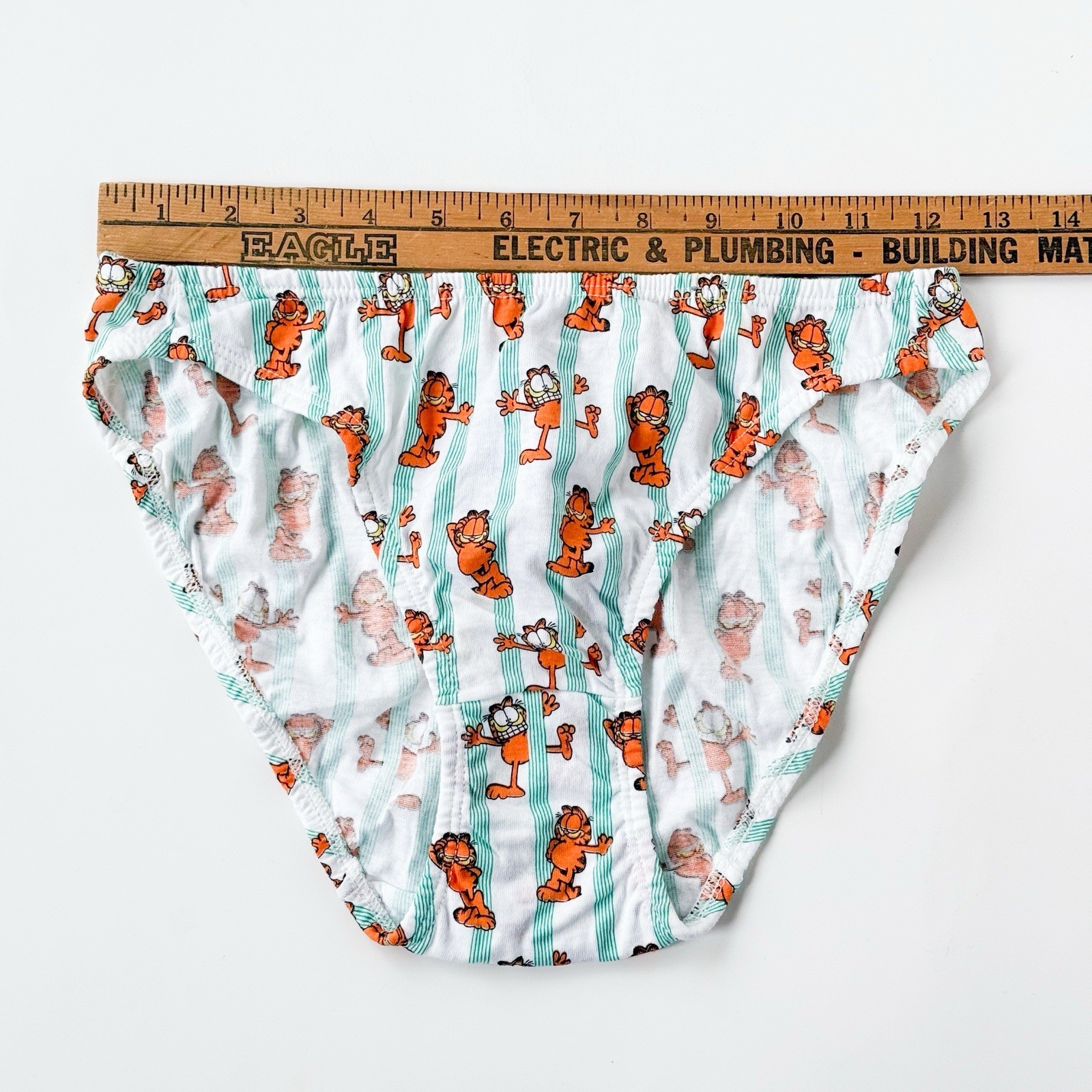 Vintage 80s/90s Garfield Women’s 7 Bikini Underwear Panties Cartoon Graphic NOS