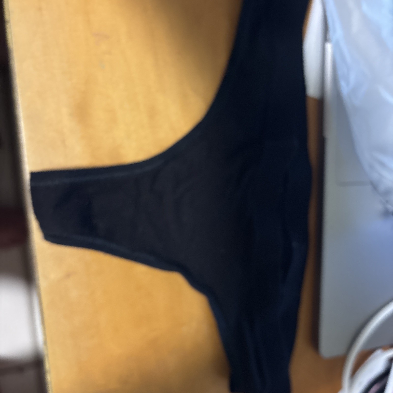 NWOT nordstrom Black Thong Panty Xxs