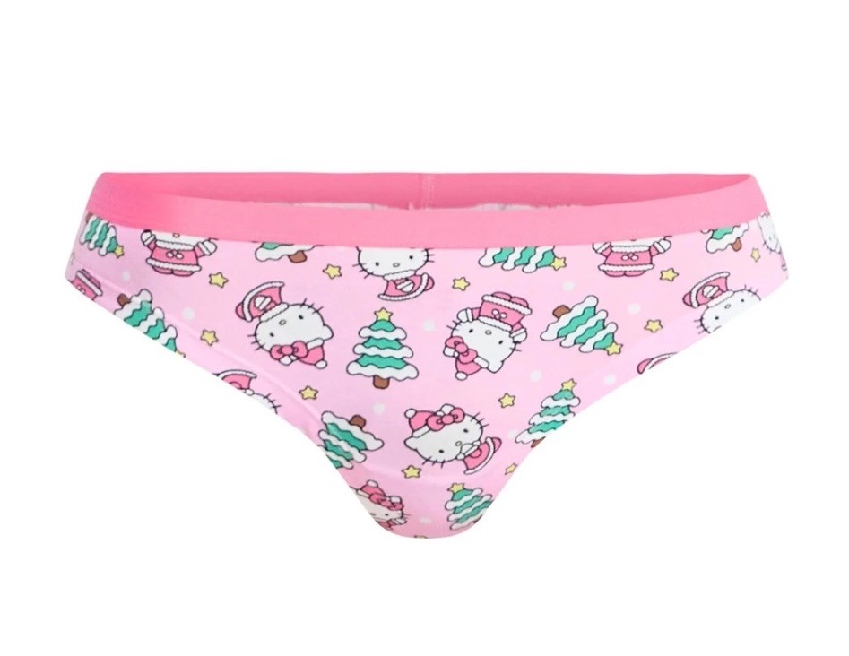 Hello Kitty Women’s Christmas Cheeky Panties Underwear 3-Pack XL (16-18)