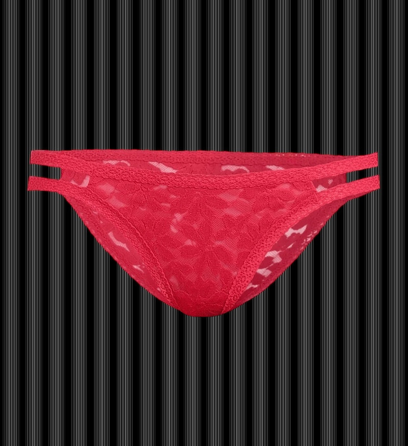 Women’s NOBO No Boundaries Strappy Lace Cheeky XS-XXL Red Panties Underwear NWT