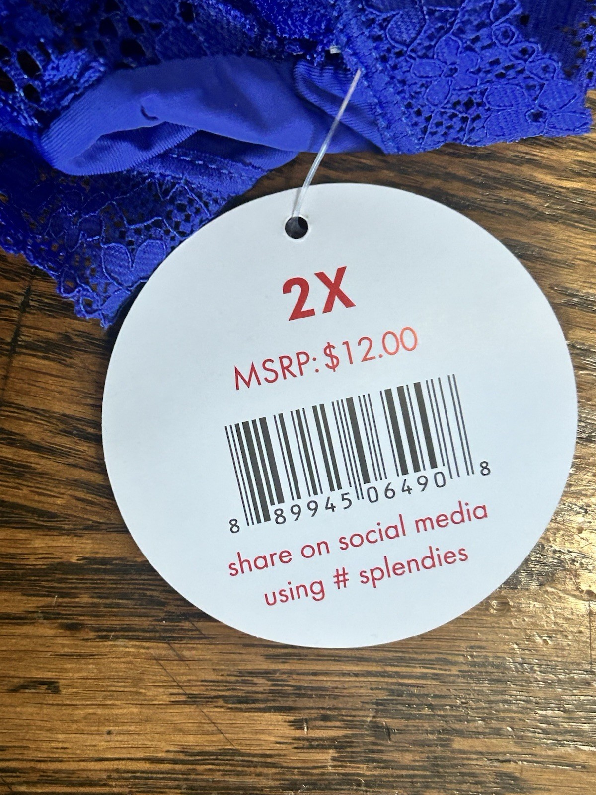 Splendies XXL Women’s Panties NWT 2 Pair Free Shipping New with Tags lingerie