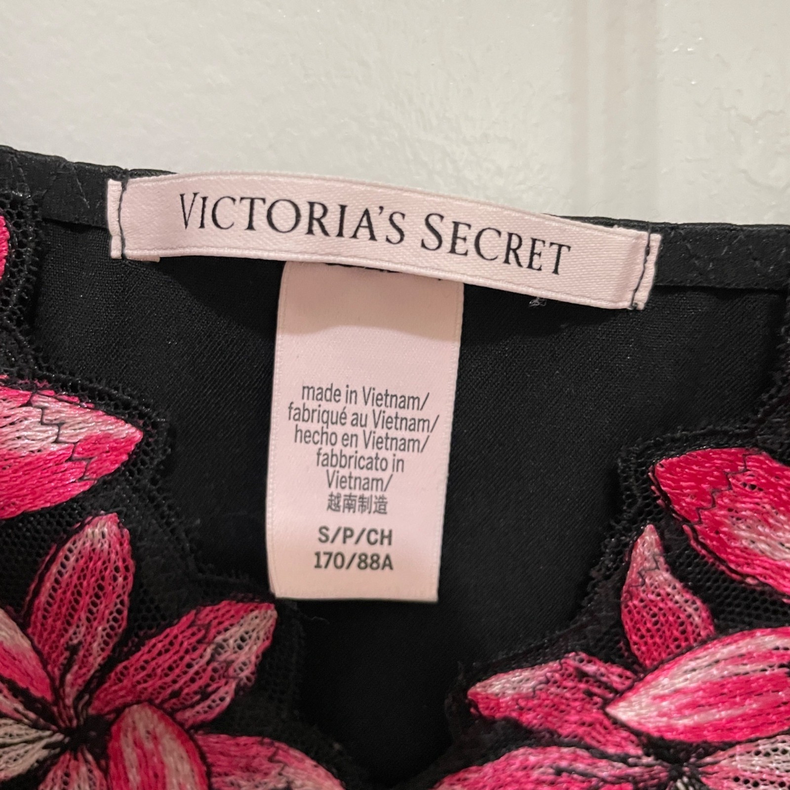 Victoria’s Secret Ziggy Glam Floral Embroidery Cami Slip Skirt Set NWOT Size S
