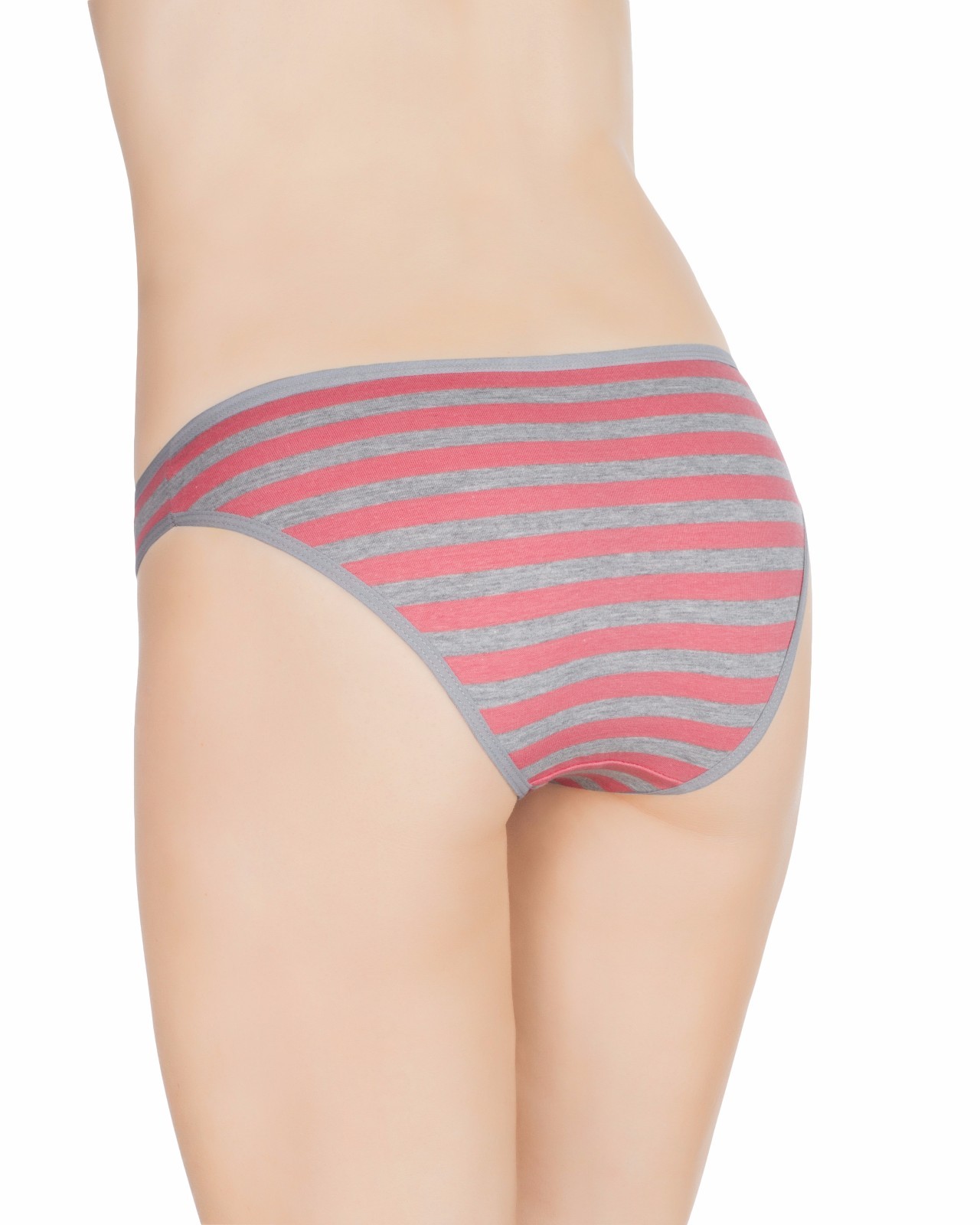 6 Womens Cotton Bikinis Underwear Briefs Stripes Teen Basic panties Lot Pack S