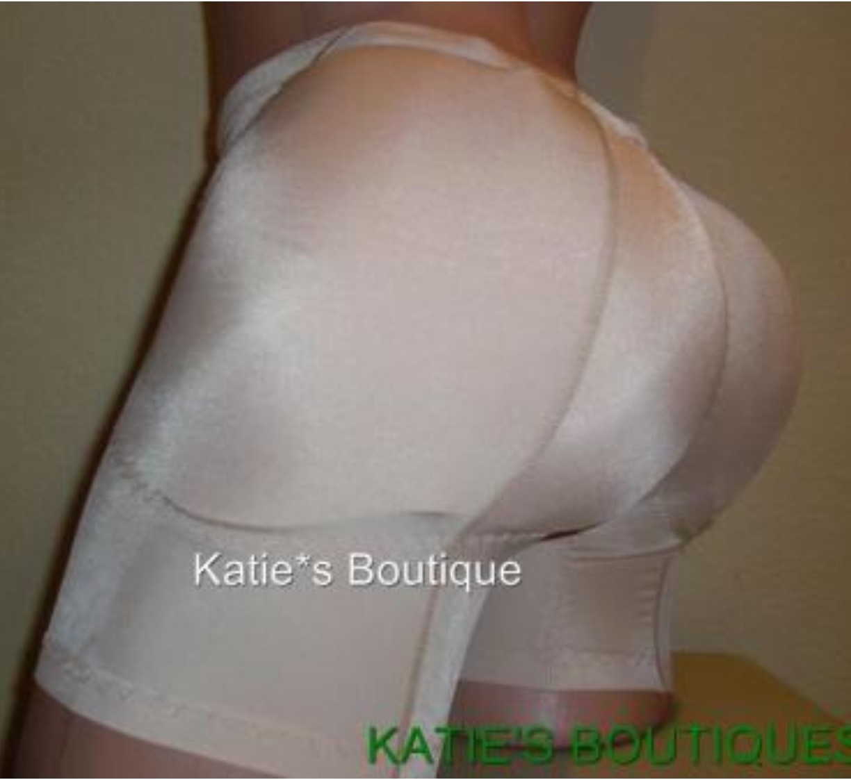 Fake ass Butt & Hip Enhancer Booty Booster Boyshort Boxer Short Removable Pads L