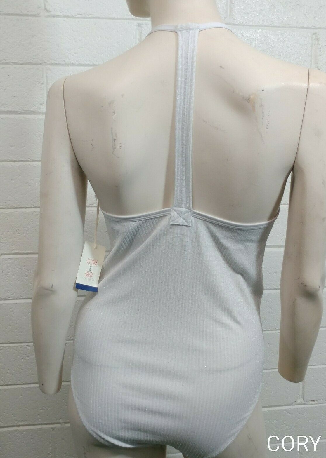 NWT JASMINE & GINGER INTIMATES LINGERIE BODYSUIT SNAP CROTCH SIZE L/7 T back NWT