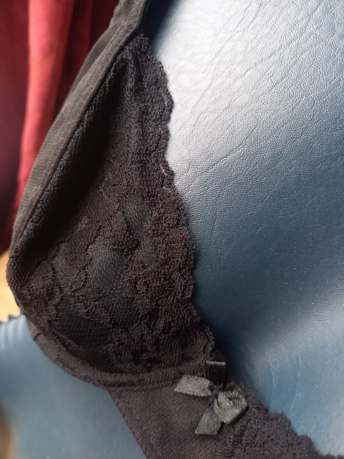 Black Bra with Half Cup Lace Underwired 36B BRAND NEW