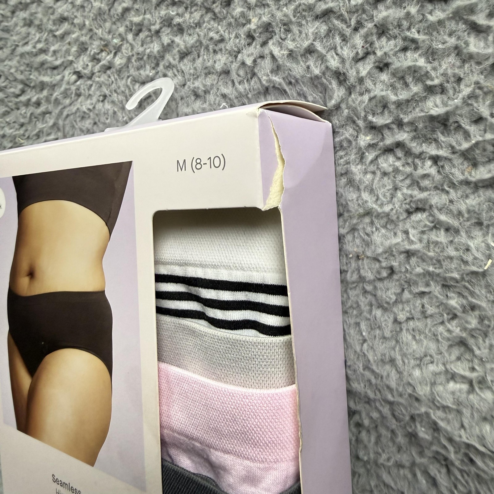 Auden Seamless Hipster Panties Womens Medium 8-10 6 Pack Neutral Multi Tag Free