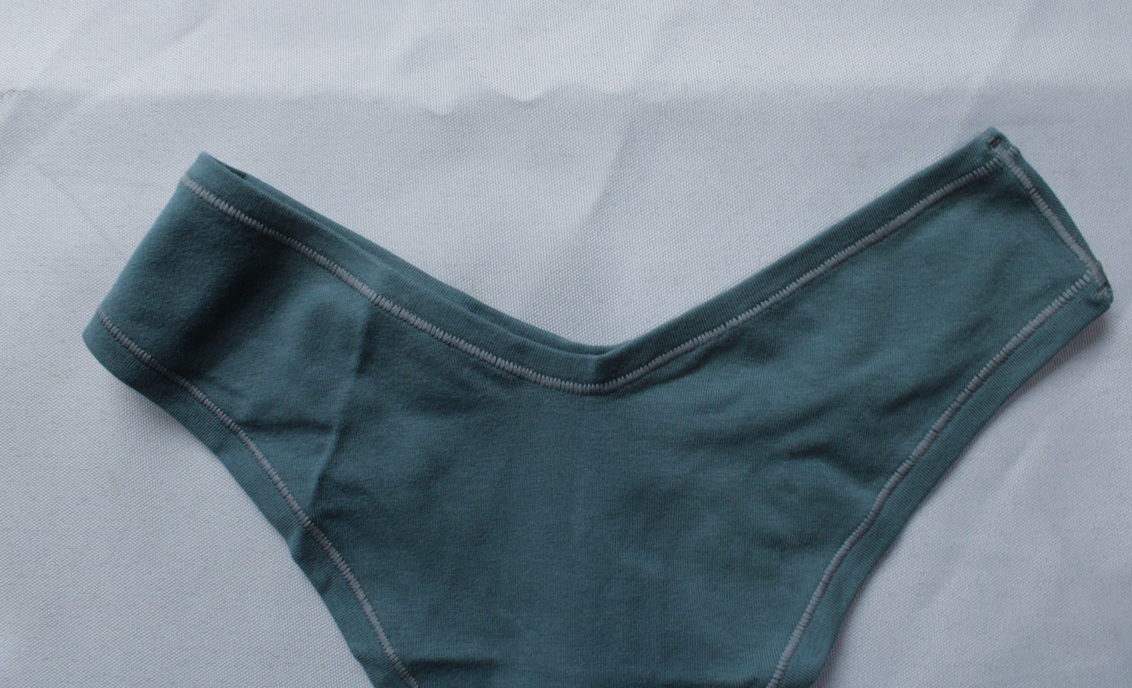 Skims Women’s Cotton Jersey High Cut Dipped Front Thong DH3 Kyanite Small NWT
