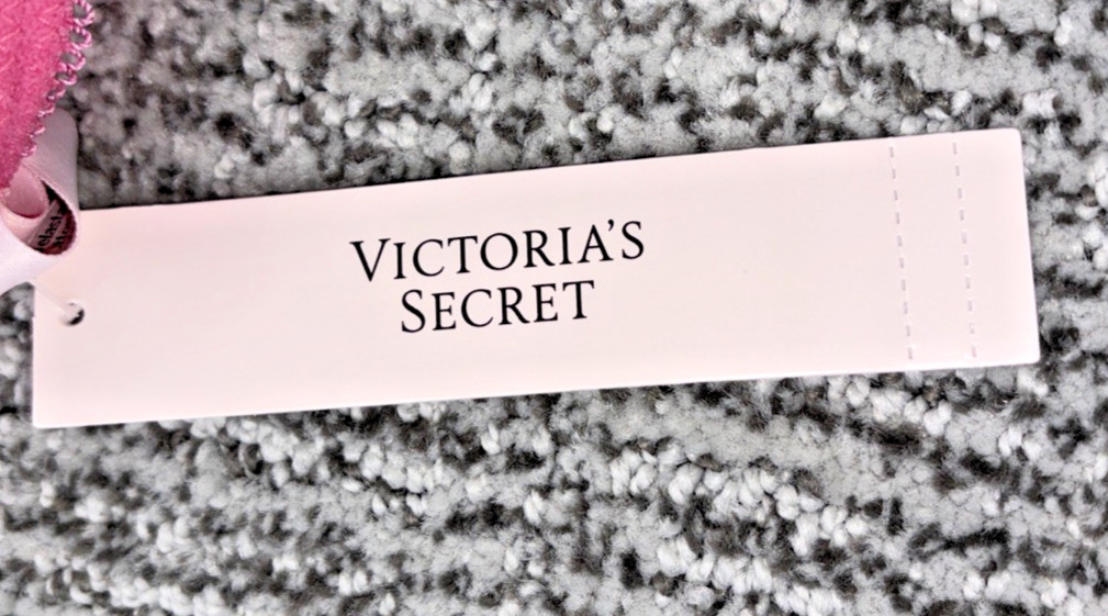 Victoria’s Secret Very Sexy NWT Small Pink Lace Trim High Leg Cheeky Panty