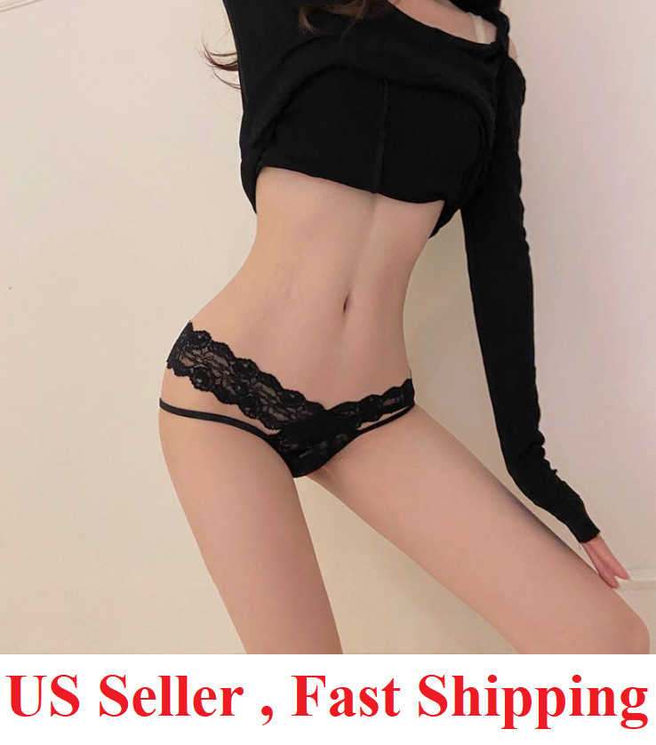 Womens Sexy Panties Knickers Low Rise Briefs lace Thong Lingerie Underwear