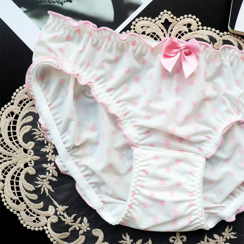 3 Pack Lot Sexy Girls Womens Panties Briefs Rullfle Underwear Lingeries Sissy