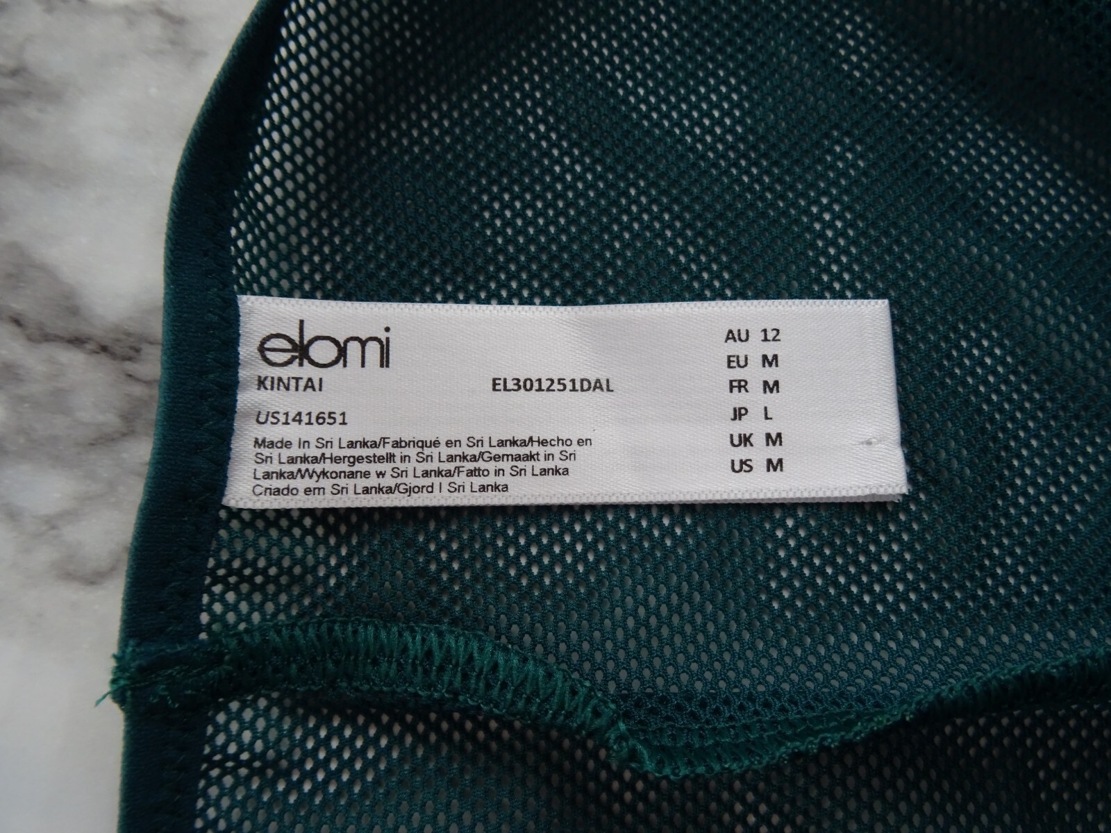Elomi 301251# Kintai Full Coverage Brief 1-Pack Panties US Size M