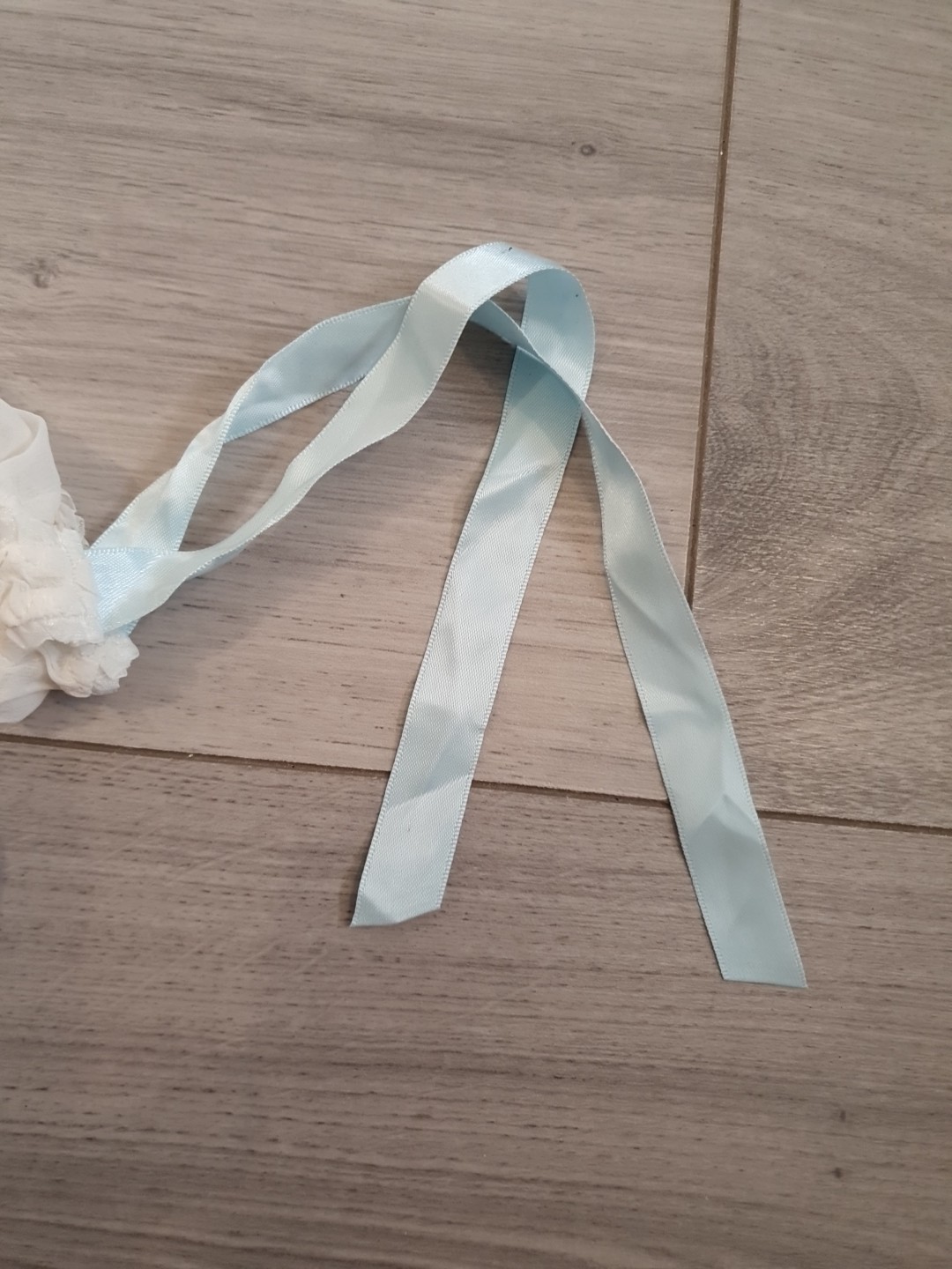 BNWT Next Ivory Chiffon & Blue Ribbon Embroidered Bridesmaid Panties Size 8
