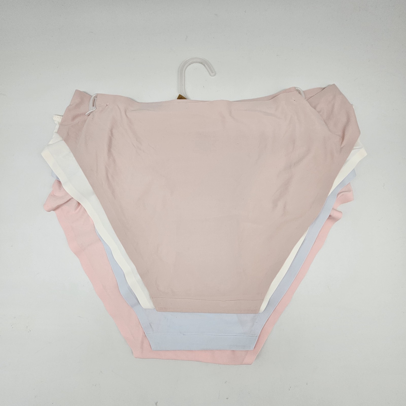 JESSICA SIMPSON 4 Pk Women’s M L Micro Lace Bikini Panties Beige Cream Blue Pink