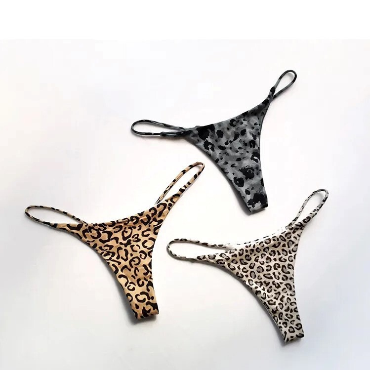 Women Sexy Cotton G-String Underwear Panty Low Waist Thong Seamless Lingerie