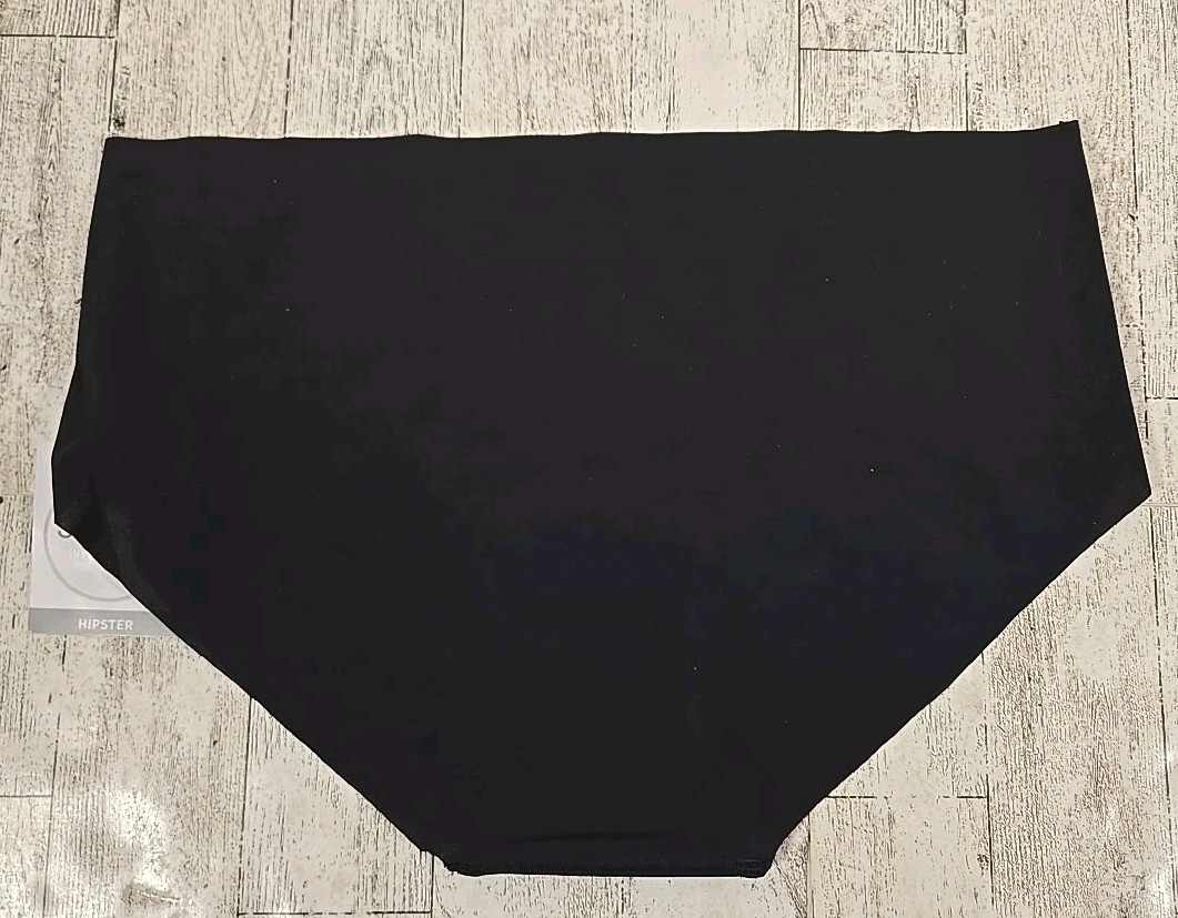 Jockey HIPSTER Small Black Invisible Edge Microfiber Stretch Moisture Wicking