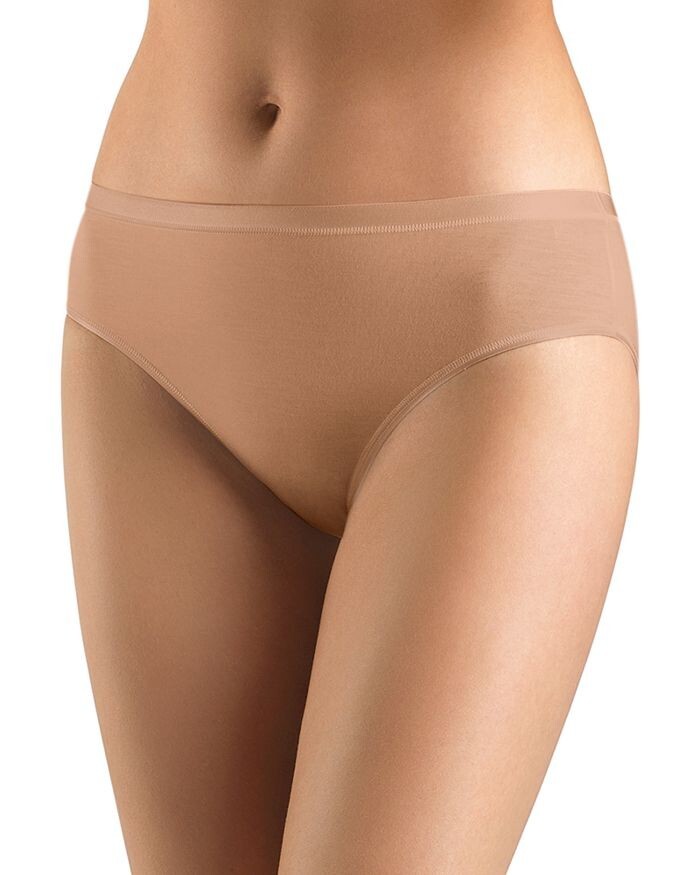 Hanro SOFT TOUCH 71253 Nude Beige Stretch Modal Hi-Cut Brief – XS