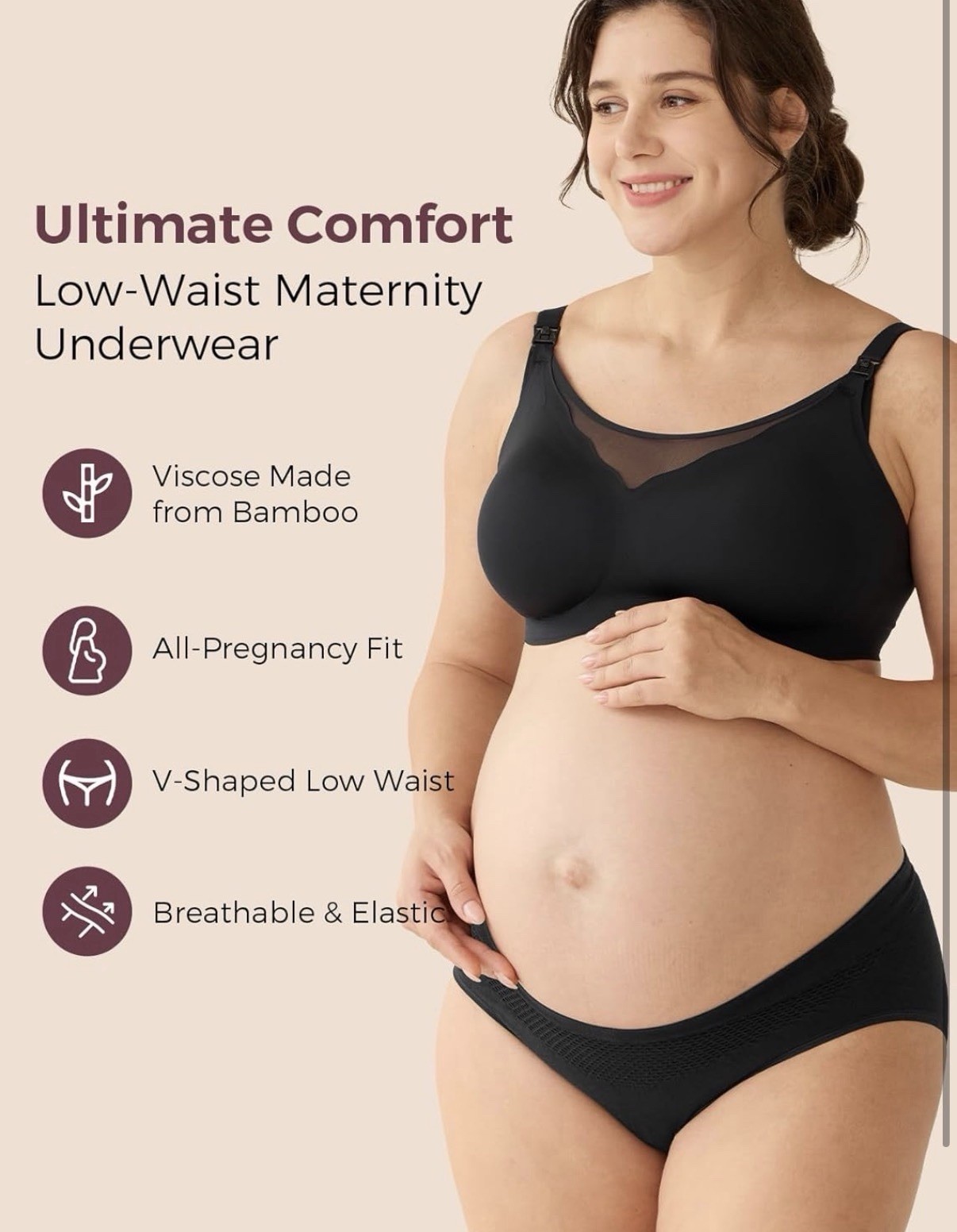 Momcozy Maternity Underwear Seamless SIZE EXTRA LARGE XL 4pk panties postpartum