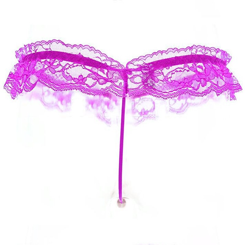Butterfly Sequin Thong Women’s Beaded Massage Panties Sexy Transparent #p