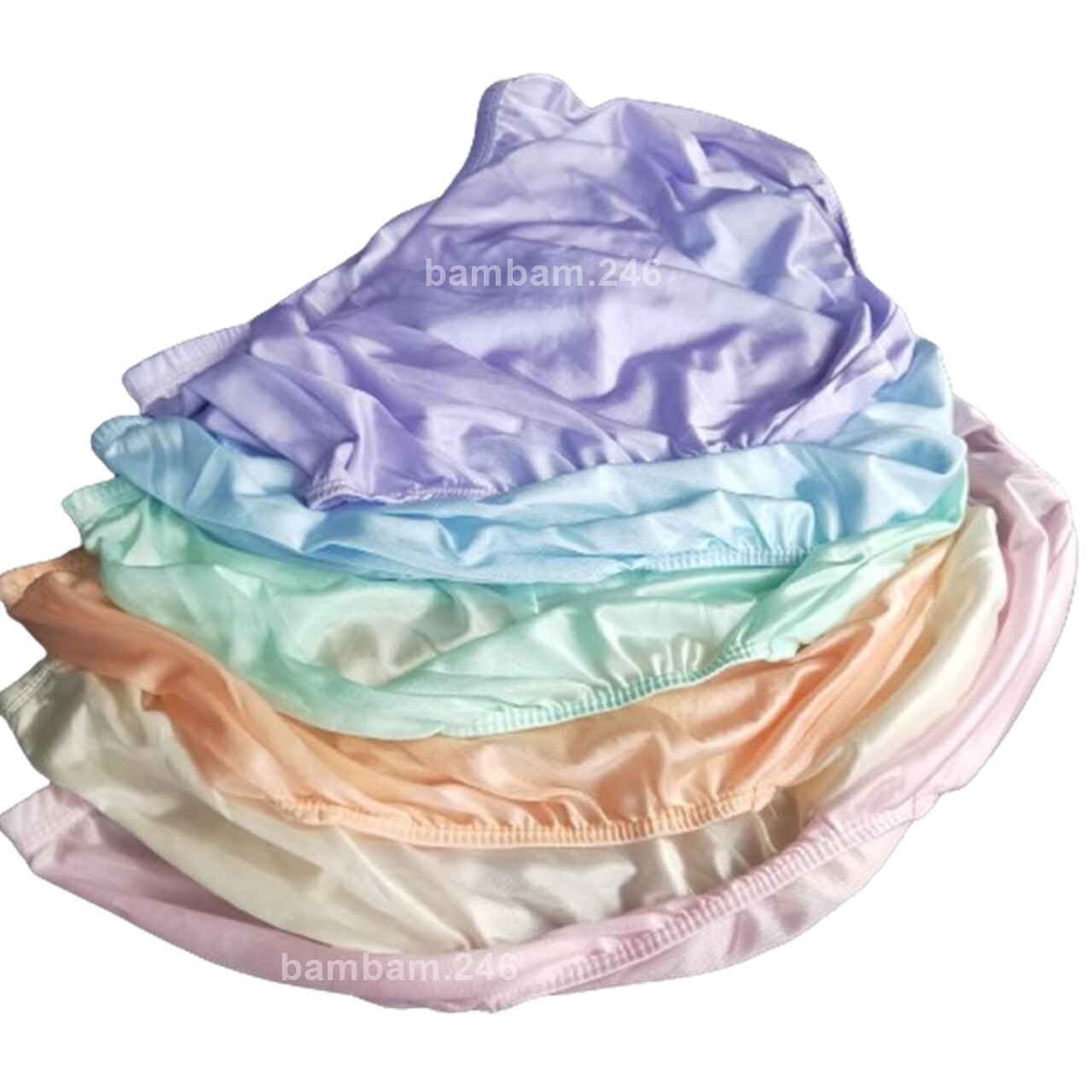 6x Plus Size XL Underwear Silky Soft Nylon Panties Briefs Smooth Breathable High