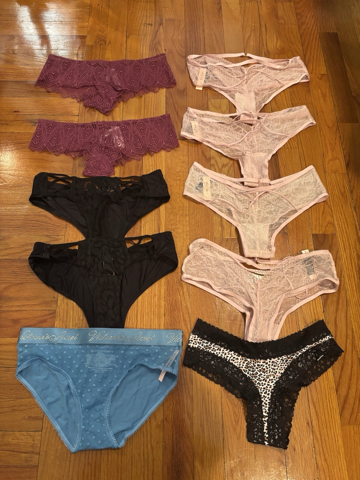 LOT OF 10 Victoria Secret Mixed Styles Colors Panties Size SMALL NWT SHIPS FREE