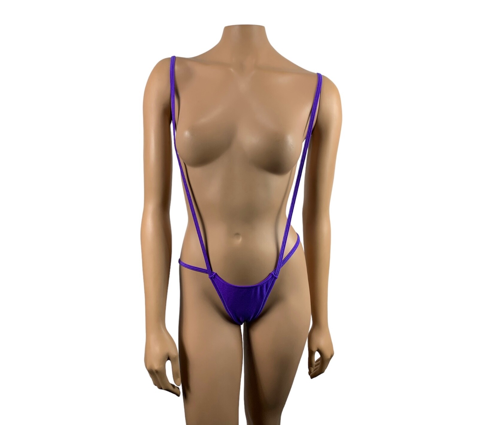 Purple Bikini Thong Slingshot Mini G-String Bottom Panty Exotic Pole Dance wear