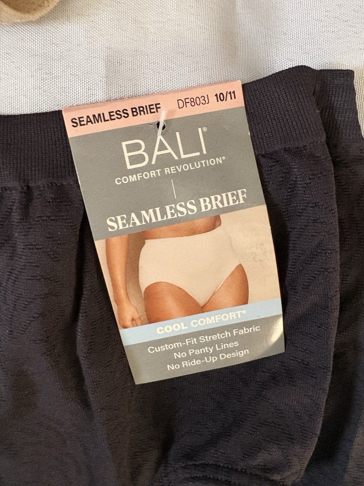 NEW Bali Comfort Revolution Bali Briefs Style 803J Size 10/11 Multicolor 2 Pair