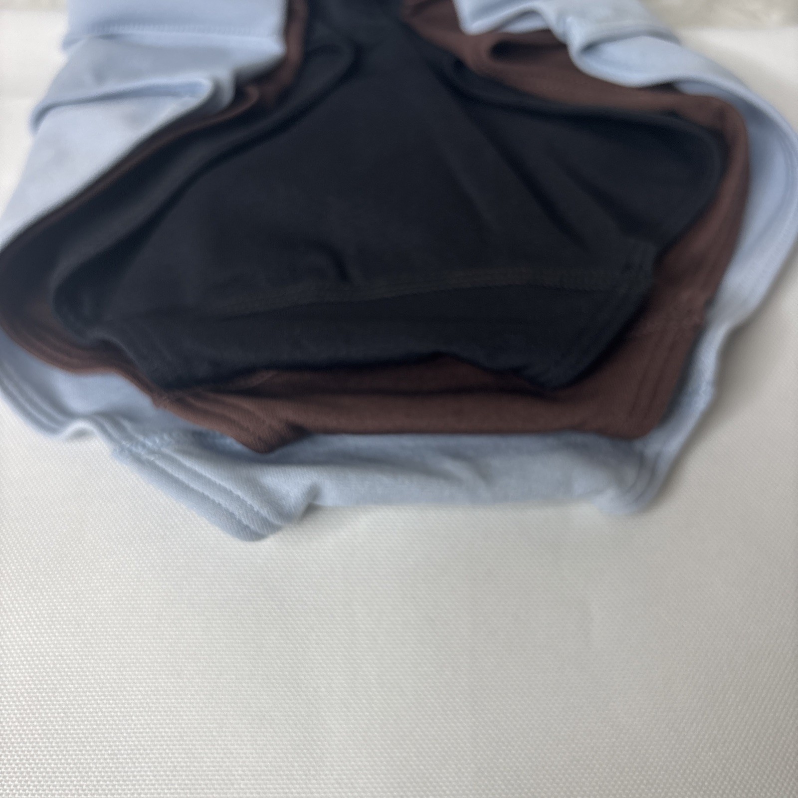 Destination Maternity 3 Pack Bikini Panties Size S Foldover Seamless New