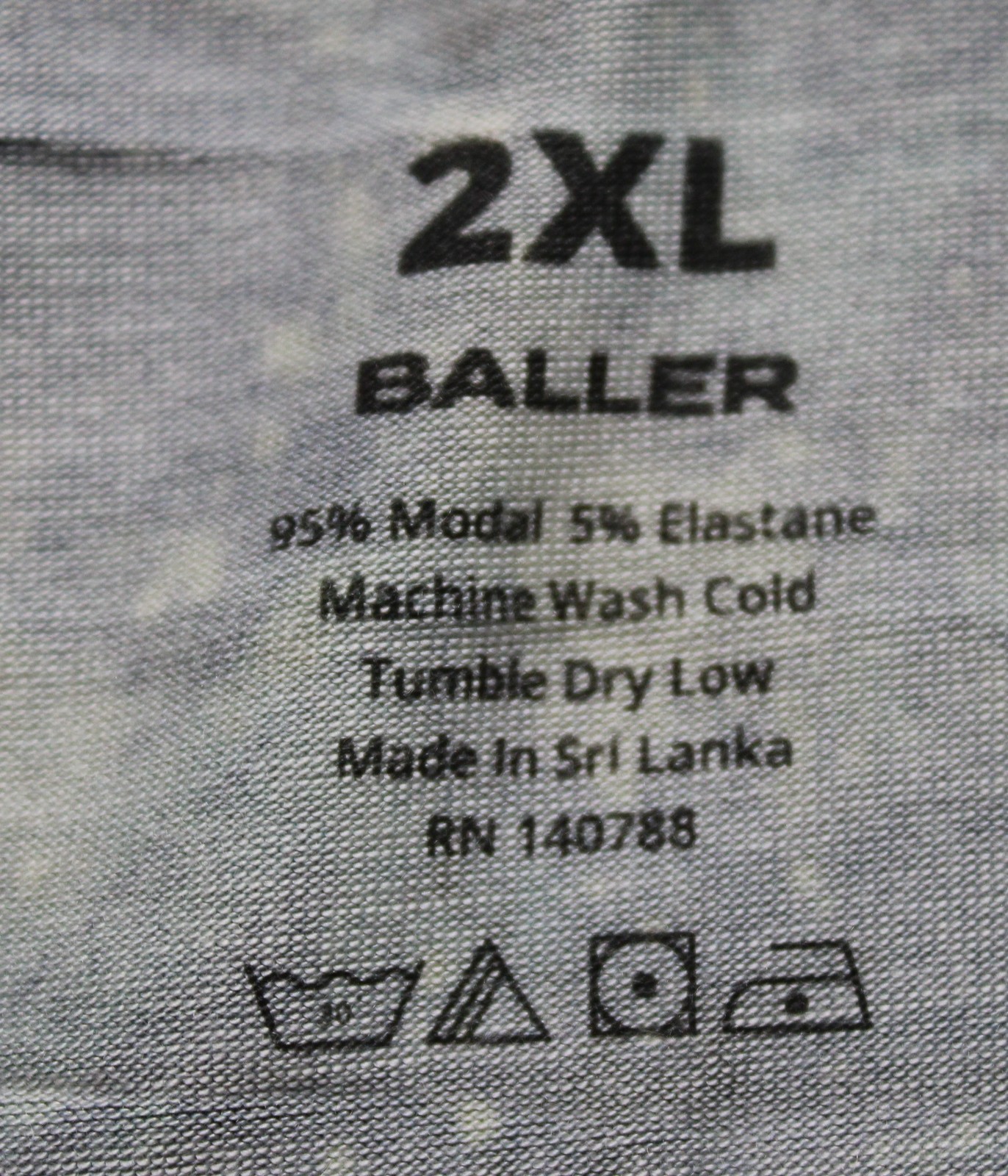 Woxer Women’s Baller Soft Modal Boxer Briefs DH3 Starry Night 2XL NWT