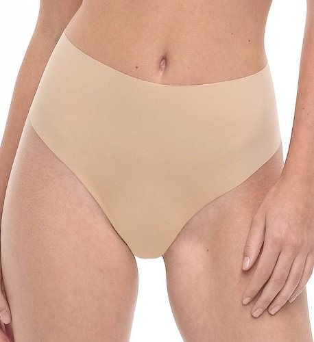 commando Women’s Solid High-Rise Thong HRT01 True Nude Large/X-Large
