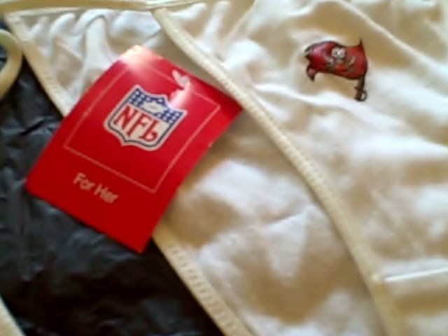 NWT NFL For Her Tampa Bay Buccaneers Ladies Full Cover Panties WHITE SMALL 5