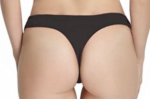 Sexy BBC Girl QOS Novelty Funny Glow in Dark Slut Hotwife Cosplay Thong