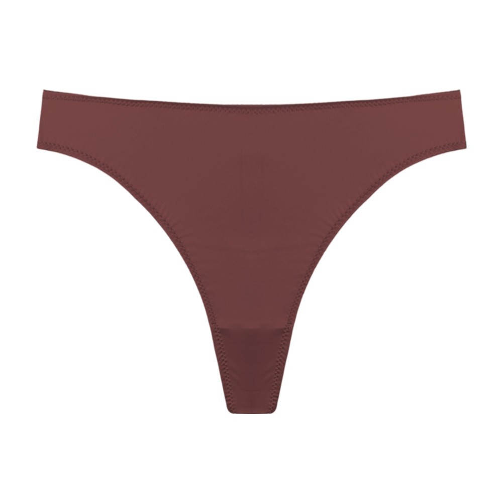 Low Waist Womens Ice Silk Briefs Quick Dry Solid Color Breathable Underwear