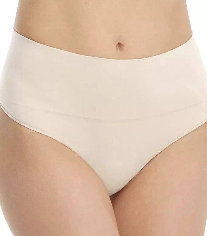 SPANX Everyday Shaping Thong Panty XL Soft Nude SS0815 NWT