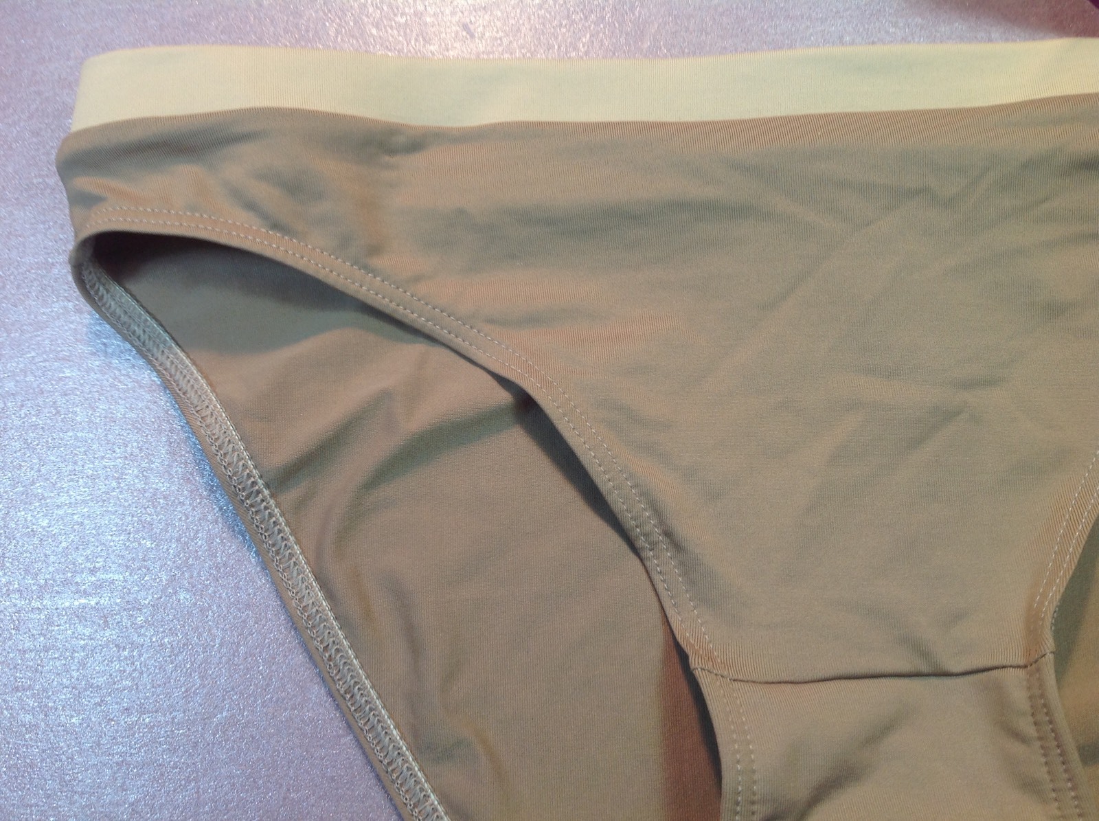 Women’s Panties,bikinis,ILUSION,Mexico,size S. Mocha Beige Soft Silky 93% cotton