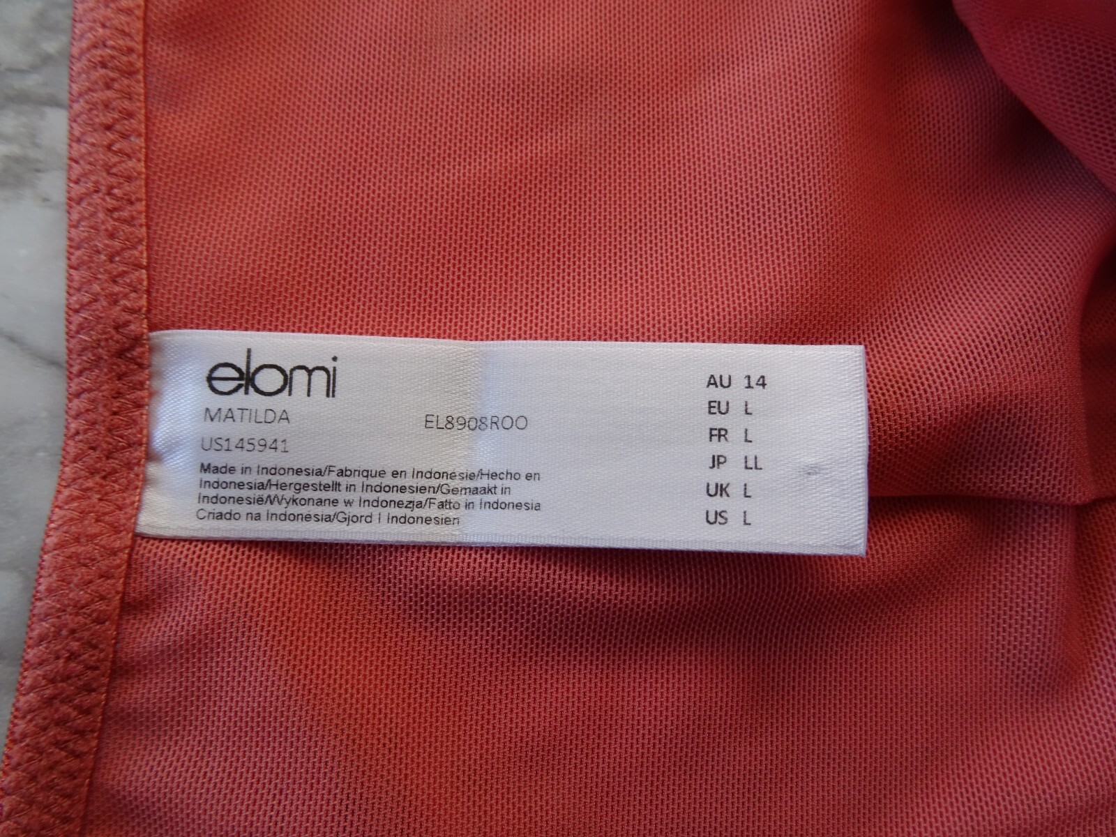 Elomi 8908# Matilda Full Brief 1-Pack Panties US Size L