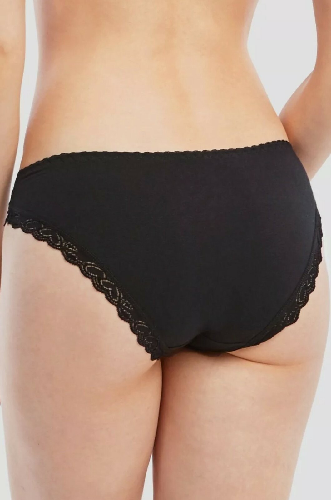 6 Pack Women Ladies Stretch Lace Front Comfortable Cotton Bikini panty Underwear
