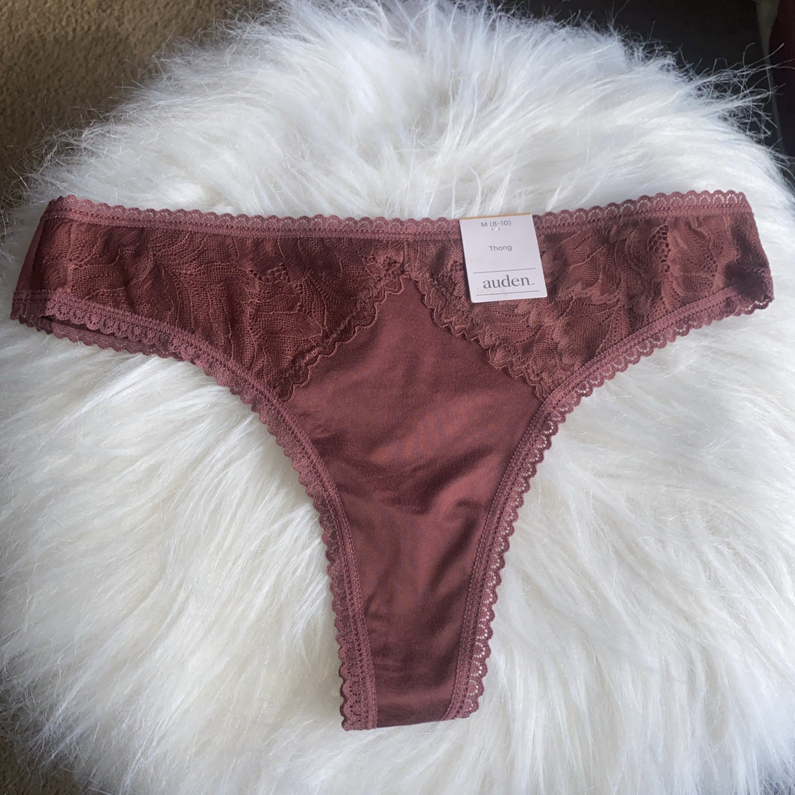 NWT Womens Auden 5Pair Boyshort Cheeky Bikini Thong Panties Underwear Size M