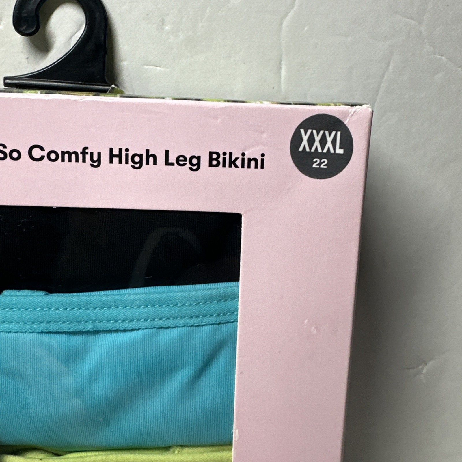 Kindly Yours So Comfy High Leg Underwear 4 Pack 3XL (22)Floral,Green,Blue,Black