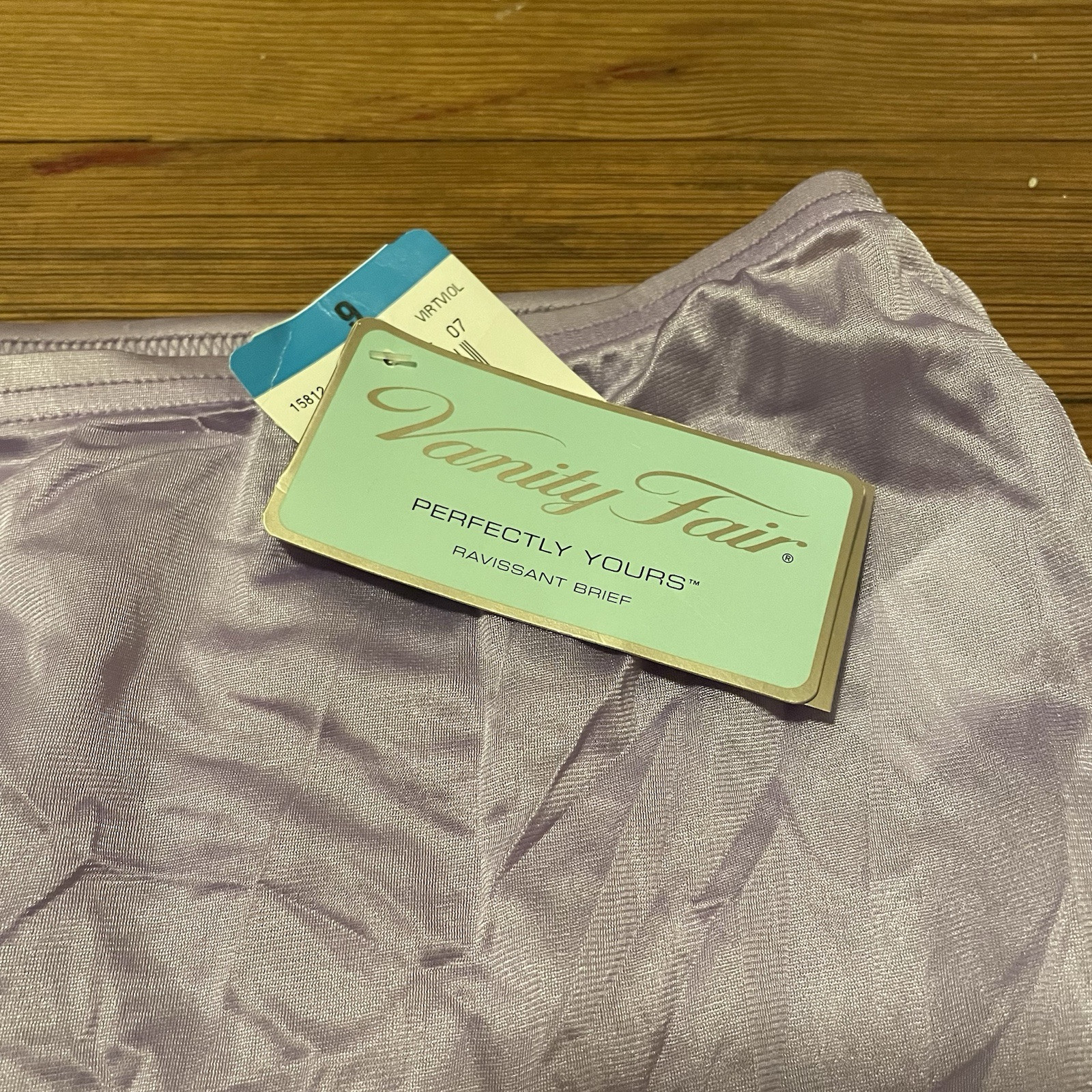 Vanity Fair Perfectly Yours Ravissant Brief Style 15612 Sz 9 2XL Lavender NWT