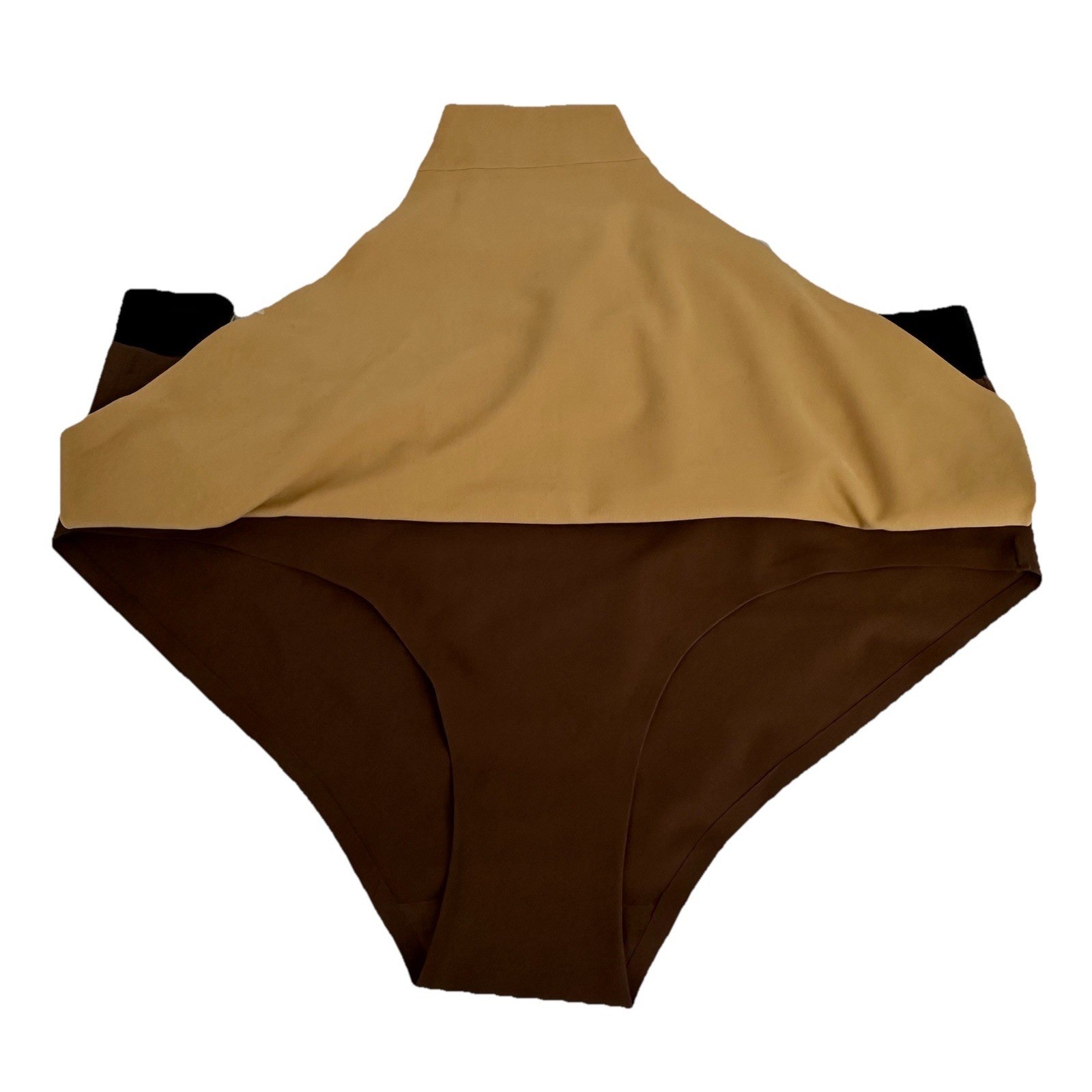 TRUE RELIGION 3-Pair TRUE SKIN Brief Panties Soft Laser Cut Seamless Logo Size M