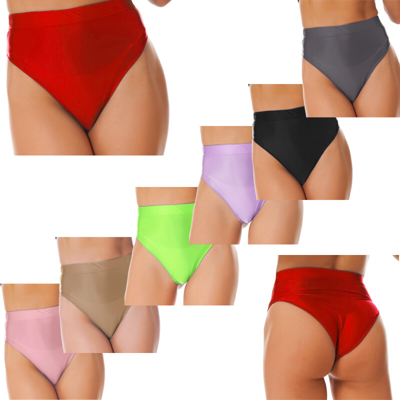 Women Knicker Activewear Panty Gymnastics Briefs Boxer Costume Oily Sleepwear