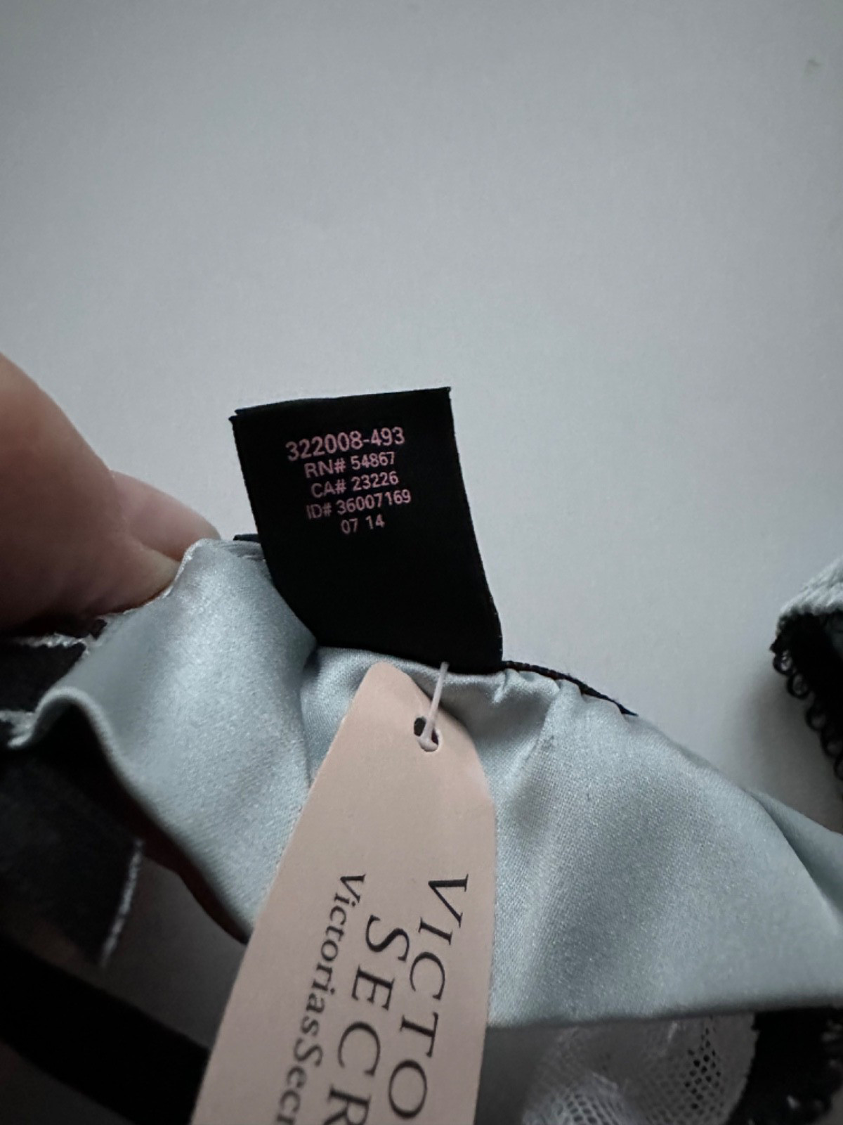 Victoria’s Secret Fashion Show Dream Angels Thong Panty NWT Silver Vintage